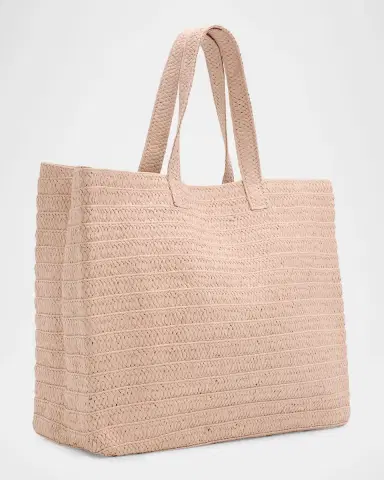 BTB Los Angeles Salty as a Beach Straw Tote Bag | Thumbnail 2 BTB Los Angeles Salty as a Beach Straw Tote Bag | Thumbnail 2