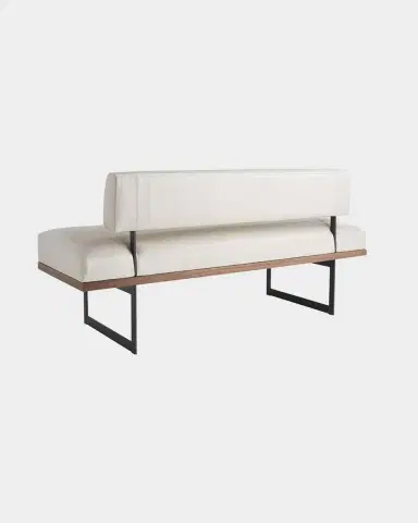Arteriors Tuck Leather Bench | Thumbnail 6 Arteriors Tuck Leather Bench | Thumbnail 6