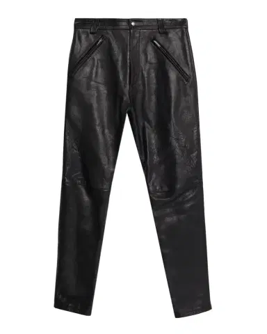 Saint Laurent Men's Slim Textured Leather Pants | Thumbnail 1 Saint Laurent Men's Slim Textured Leather Pants | Thumbnail 1