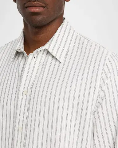 Saint Laurent Men's Striped Sport Shirt | Thumbnail 5 Saint Laurent Men's Striped Sport Shirt | Thumbnail 5