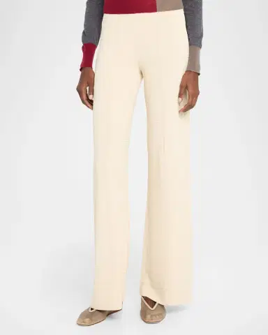 Joseph Straight-Leg Viscose Knit Trousers | Thumbnail 3 Joseph Straight-Leg Viscose Knit Trousers | Thumbnail 3