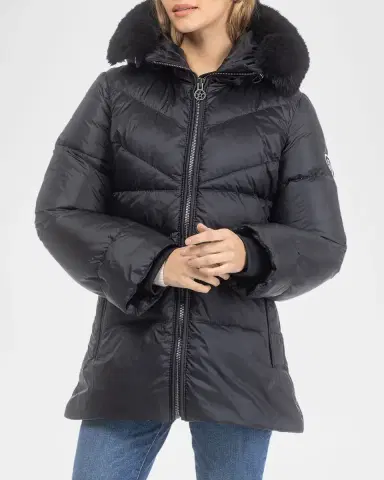 Gorski Apres-Ski Jacket With Detachable Toscana Lamb Shearling Hood Trim | Thumbnail 5 Gorski Apres-Ski Jacket With Detachable Toscana Lamb Shearling Hood Trim | Thumbnail 5