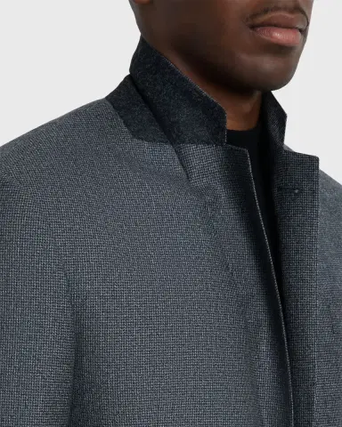 Giorgio Armani Men's Wool Micro-Houndstooth Two-Piece Suit | Thumbnail 8 Giorgio Armani Men's Wool Micro-Houndstooth Two-Piece Suit | Thumbnail 8