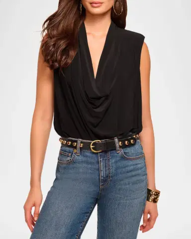 Ramy Brook Eden Sleeveless Cowl-Neck Bodysuit | Thumbnail 2 Ramy Brook Eden Sleeveless Cowl-Neck Bodysuit | Thumbnail 2