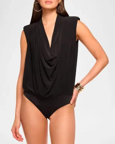 Ramy Brook Eden Sleeveless Cowl-Neck Bodysuit | Thumbnail 4 Ramy Brook Eden Sleeveless Cowl-Neck Bodysuit | Thumbnail 4