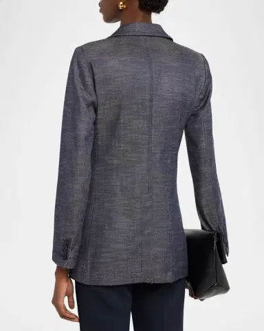Joseph Cassini Single-Button Denim Jacket | Thumbnail 2 Joseph Cassini Single-Button Denim Jacket | Thumbnail 2