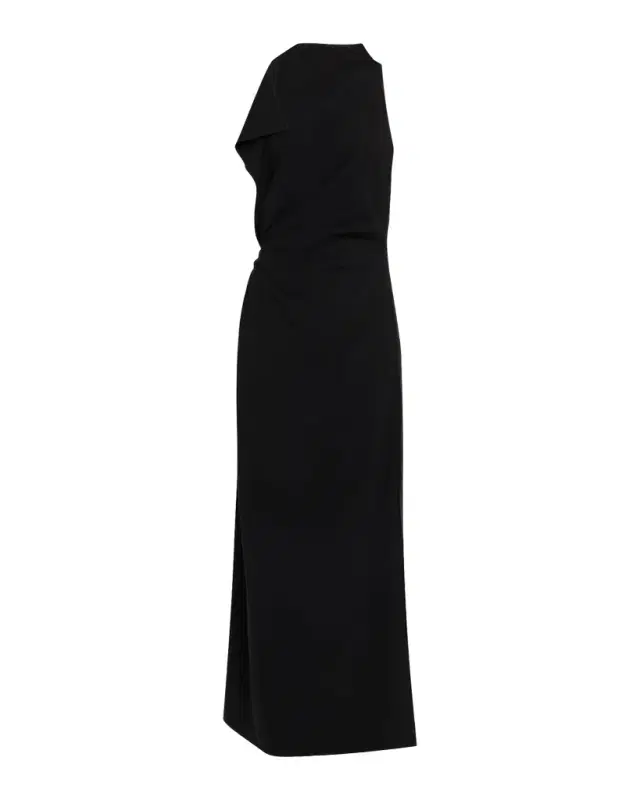 Devyn Draped Sleeveless Maxi Dress Devyn Draped Sleeveless Maxi Dress