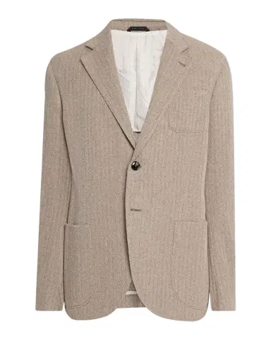 Giorgio Armani Men's Herringbone Cashmere and Wool Sport Coat | Thumbnail 1 Giorgio Armani Men's Herringbone Cashmere and Wool Sport Coat | Thumbnail 1