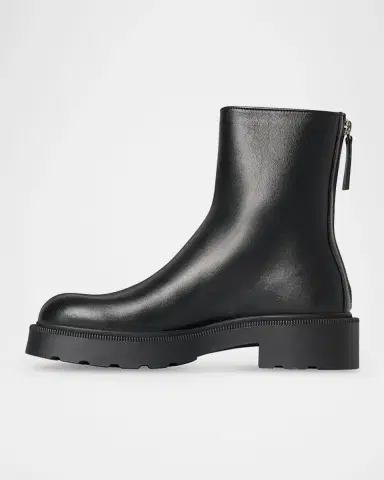 The Row Nobilis Leather Ankle Booties | Thumbnail 4 The Row Nobilis Leather Ankle Booties | Thumbnail 4