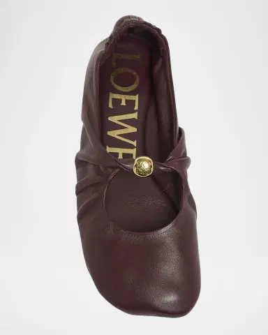 Loewe Pebble Soft Leather Ballerina Flats | Thumbnail 6 Loewe Pebble Soft Leather Ballerina Flats | Thumbnail 6