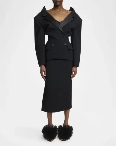 Givenchy Long Pencil Skirt with Slit | Thumbnail 2 Givenchy Long Pencil Skirt with Slit | Thumbnail 2