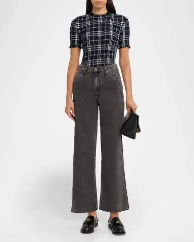 rag & bone Featherweight Andi Wide Ankle Jeans | Thumbnail 2 rag & bone Featherweight Andi Wide Ankle Jeans | Thumbnail 2
