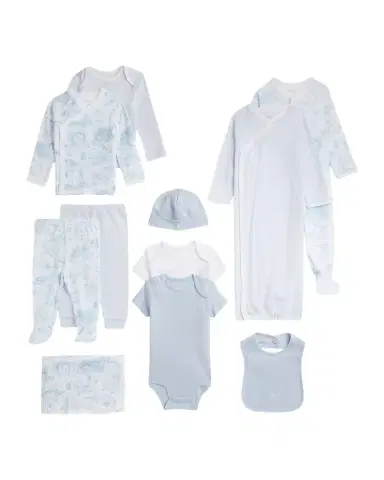Polo Ralph Lauren Kid's 11-Piece Cotton Interlock Gift Set | Thumbnail 1 Polo Ralph Lauren Kid's 11-Piece Cotton Interlock Gift Set | Thumbnail 1