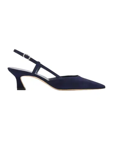 Stuart Weitzman Vinnie Suede Kitten Slingback Pumps | Thumbnail 1 Stuart Weitzman Vinnie Suede Kitten Slingback Pumps | Thumbnail 1