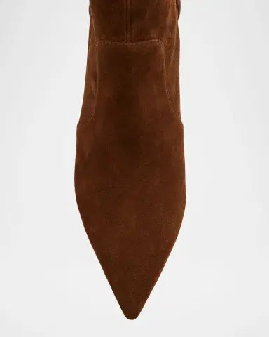 Stuart Weitzman Stuart Power Suede Stiletto Knee Boots | Thumbnail 6 Stuart Weitzman Stuart Power Suede Stiletto Knee Boots | Thumbnail 6