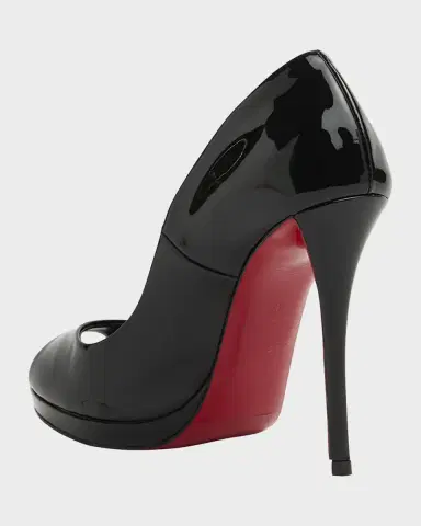Christian Louboutin 120mm Lady Z Patent Leather Peep-Toe Pumps | Thumbnail 2 Christian Louboutin 120mm Lady Z Patent Leather Peep-Toe Pumps | Thumbnail 2