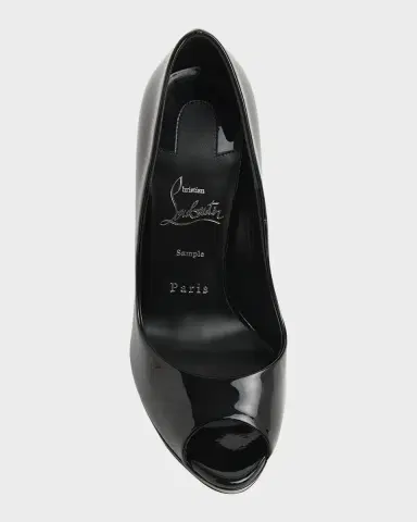 Christian Louboutin 120mm Lady Z Patent Leather Peep-Toe Pumps | Thumbnail 4 Christian Louboutin 120mm Lady Z Patent Leather Peep-Toe Pumps | Thumbnail 4