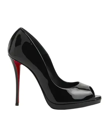 Christian Louboutin 120mm Lady Z Patent Leather Peep-Toe Pumps | Thumbnail 1 Christian Louboutin 120mm Lady Z Patent Leather Peep-Toe Pumps | Thumbnail 1