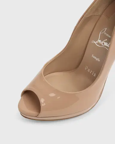 Christian Louboutin 120mm Lady Z Patent Leather Peep-Toe Pumps | Thumbnail 3 Christian Louboutin 120mm Lady Z Patent Leather Peep-Toe Pumps | Thumbnail 3