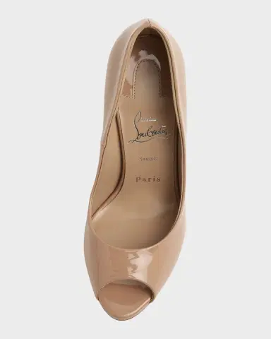 Christian Louboutin 120mm Lady Z Patent Leather Peep-Toe Pumps | Thumbnail 4 Christian Louboutin 120mm Lady Z Patent Leather Peep-Toe Pumps | Thumbnail 4
