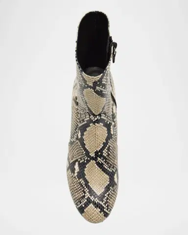 Stuart Weitzman Babette Snake-Printed Leather Booties | Thumbnail 6 Stuart Weitzman Babette Snake-Printed Leather Booties | Thumbnail 6
