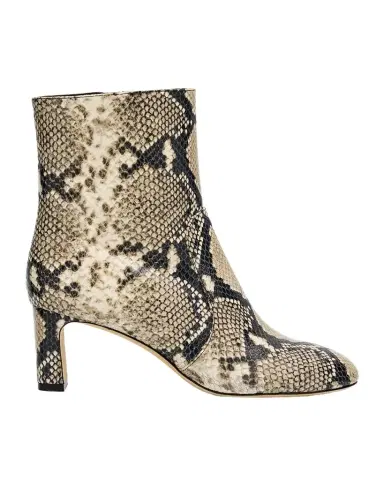 Stuart Weitzman Babette Snake-Printed Leather Booties | Thumbnail 1 Stuart Weitzman Babette Snake-Printed Leather Booties | Thumbnail 1
