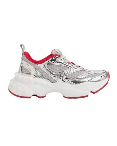 Christian Louboutin Men's So Flo Mesh & Metallic Leather Runner Sneakers | Thumbnail 1 Christian Louboutin Men's So Flo Mesh & Metallic Leather Runner Sneakers | Thumbnail 1