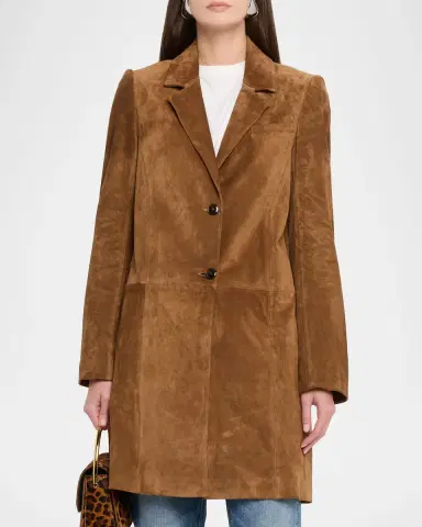 TWP Easy Suede Car Coat | Thumbnail 4 TWP Easy Suede Car Coat | Thumbnail 4