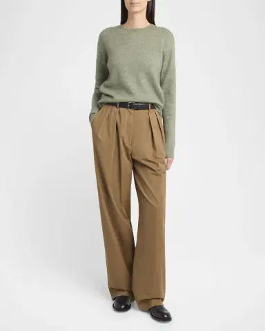 The Row Igor Double-Pleated Wide-Leg Pants | Thumbnail 2 The Row Igor Double-Pleated Wide-Leg Pants | Thumbnail 2