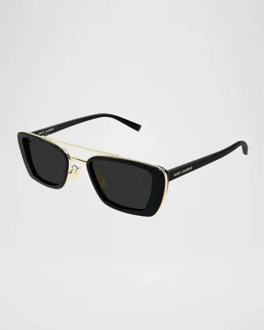 Saint Laurent 50mm Rectangular Sunglasses | Thumbnail 2 Saint Laurent 50mm Rectangular Sunglasses | Thumbnail 2