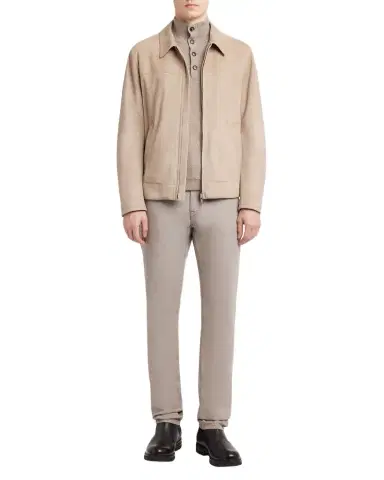 Brioni Men's Cashmere Knit Mock Neck Half-Placket Sweater | Thumbnail 1 Brioni Men's Cashmere Knit Mock Neck Half-Placket Sweater | Thumbnail 1
