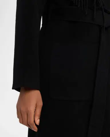 Simkhai Carrie Belted Fringe Robe Coat | Thumbnail 5 Simkhai Carrie Belted Fringe Robe Coat | Thumbnail 5
