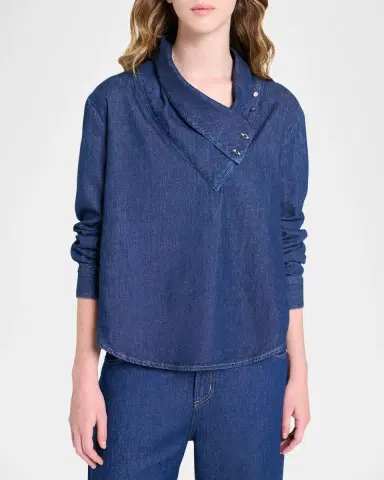 TWP My Maria Denim Shirt | Thumbnail 4 TWP My Maria Denim Shirt | Thumbnail 4