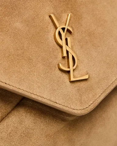 Saint Laurent Large YSL Envelope Flap Clutch Bag in Suede | Thumbnail 6 Saint Laurent Large YSL Envelope Flap Clutch Bag in Suede | Thumbnail 6
