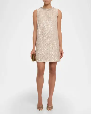 Sachin & Babi Uma Crystal-Embellished Sequin Mini Dress | Thumbnail 2 Sachin & Babi Uma Crystal-Embellished Sequin Mini Dress | Thumbnail 2