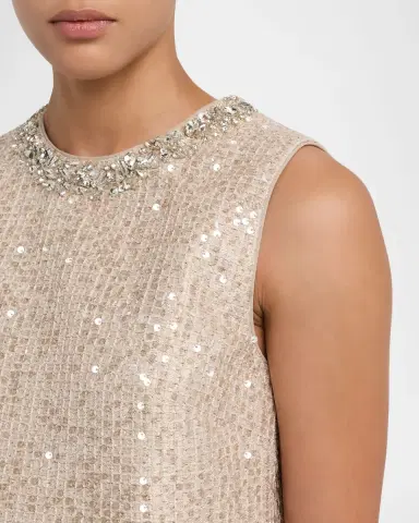 Sachin & Babi Uma Crystal-Embellished Sequin Mini Dress | Thumbnail 5 Sachin & Babi Uma Crystal-Embellished Sequin Mini Dress | Thumbnail 5