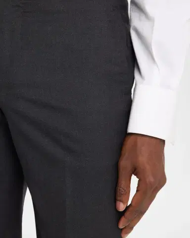 Isaia Men 's Wool Twill Side-Tab Trousers | Thumbnail 5 Isaia Men 's Wool Twill Side-Tab Trousers | Thumbnail 5