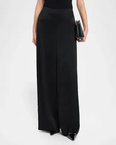 Ungaro Kai Wide-Leg Satin Pants | Thumbnail 4 Ungaro Kai Wide-Leg Satin Pants | Thumbnail 4