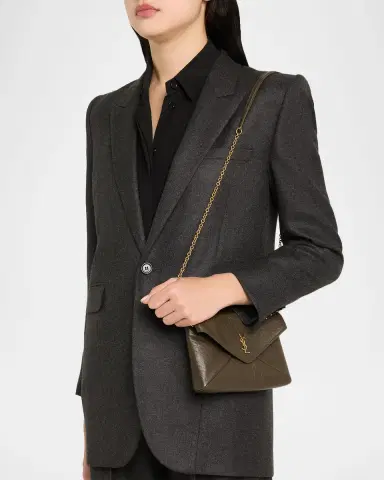 Saint Laurent Cassandre Small Grain Leather Pouch Shoulder Bag | Thumbnail 2 Saint Laurent Cassandre Small Grain Leather Pouch Shoulder Bag | Thumbnail 2