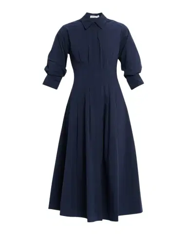 Simkhai Jazz Poplin Pintuck Midi Shirtdress | Thumbnail 1 Simkhai Jazz Poplin Pintuck Midi Shirtdress | Thumbnail 1
