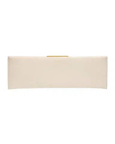 Saint Laurent Midnight Large Pochette Clutch Bag in Leather | Thumbnail 1 Saint Laurent Midnight Large Pochette Clutch Bag in Leather | Thumbnail 1