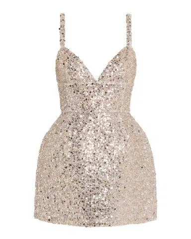 Bronx and Banco Tessa Deep V-Neck Sequin Mini Dress | Thumbnail 1 Bronx and Banco Tessa Deep V-Neck Sequin Mini Dress | Thumbnail 1