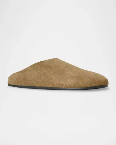 The Row Hudson Suede Slide Mules | Thumbnail 2 The Row Hudson Suede Slide Mules | Thumbnail 2