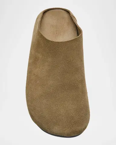 The Row Hudson Suede Slide Mules | Thumbnail 4 The Row Hudson Suede Slide Mules | Thumbnail 4