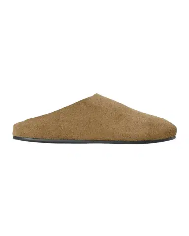 The Row Hudson Suede Slide Mules | Thumbnail 1 The Row Hudson Suede Slide Mules | Thumbnail 1