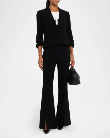 Cinq a Sept Khloe Petite Cropped 3/4-Sleeve Blazer | Thumbnail 2 Cinq a Sept Khloe Petite Cropped 3/4-Sleeve Blazer | Thumbnail 2