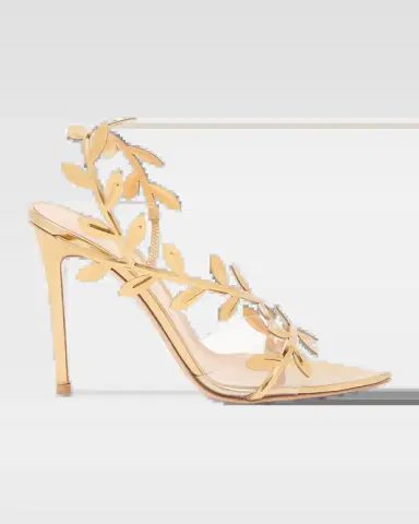 Gianvito Rossi Crystal Branch Slingback Cocktail Sandals | Thumbnail 2 Gianvito Rossi Crystal Branch Slingback Cocktail Sandals | Thumbnail 2