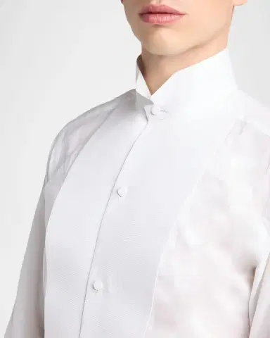 TOM FORD Men's Cocktail Voile Slim-Fit Dress Shirt | Thumbnail 5 TOM FORD Men's Cocktail Voile Slim-Fit Dress Shirt | Thumbnail 5