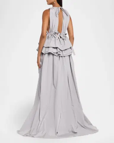 Aknvas Alexandrina Tiered High-Low Gown | Thumbnail 3 Aknvas Alexandrina Tiered High-Low Gown | Thumbnail 3
