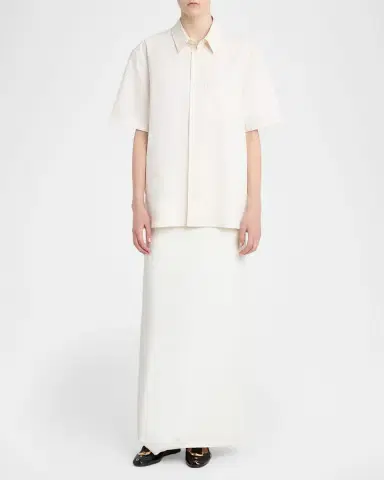 FERRAGAMO Turn-Lock Pocket Maxi Skirt | Thumbnail 2 FERRAGAMO Turn-Lock Pocket Maxi Skirt | Thumbnail 2